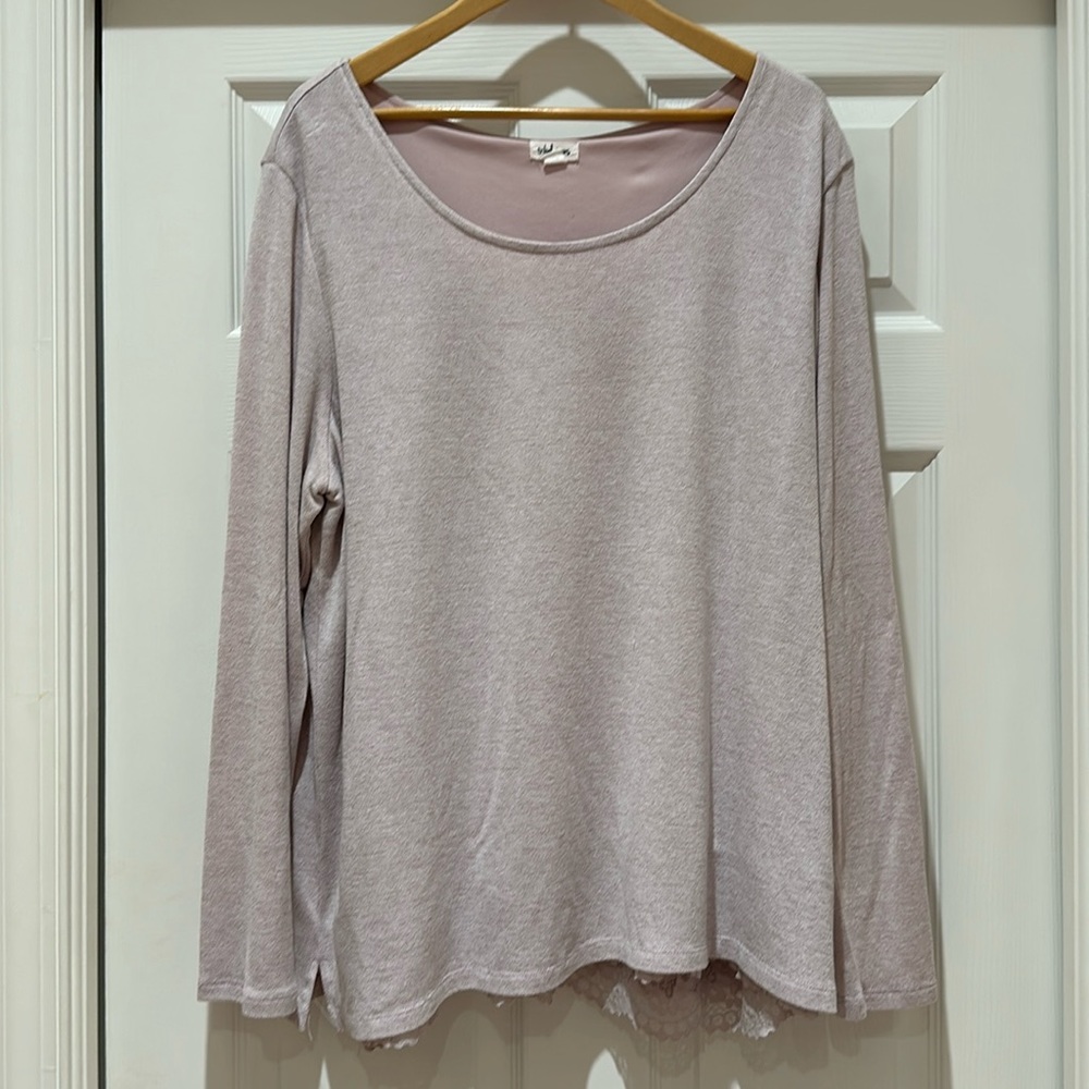 Long Sleeve Lavender shirt